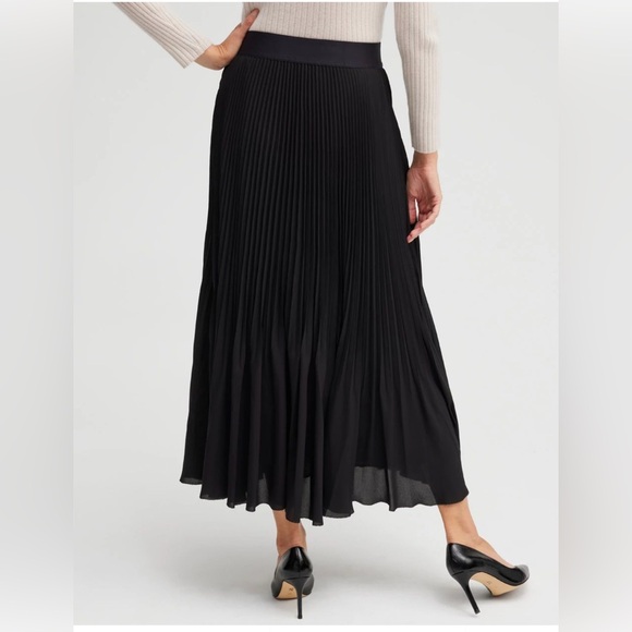 Chico's Black A-Line Skirt - Picture 1 of 10